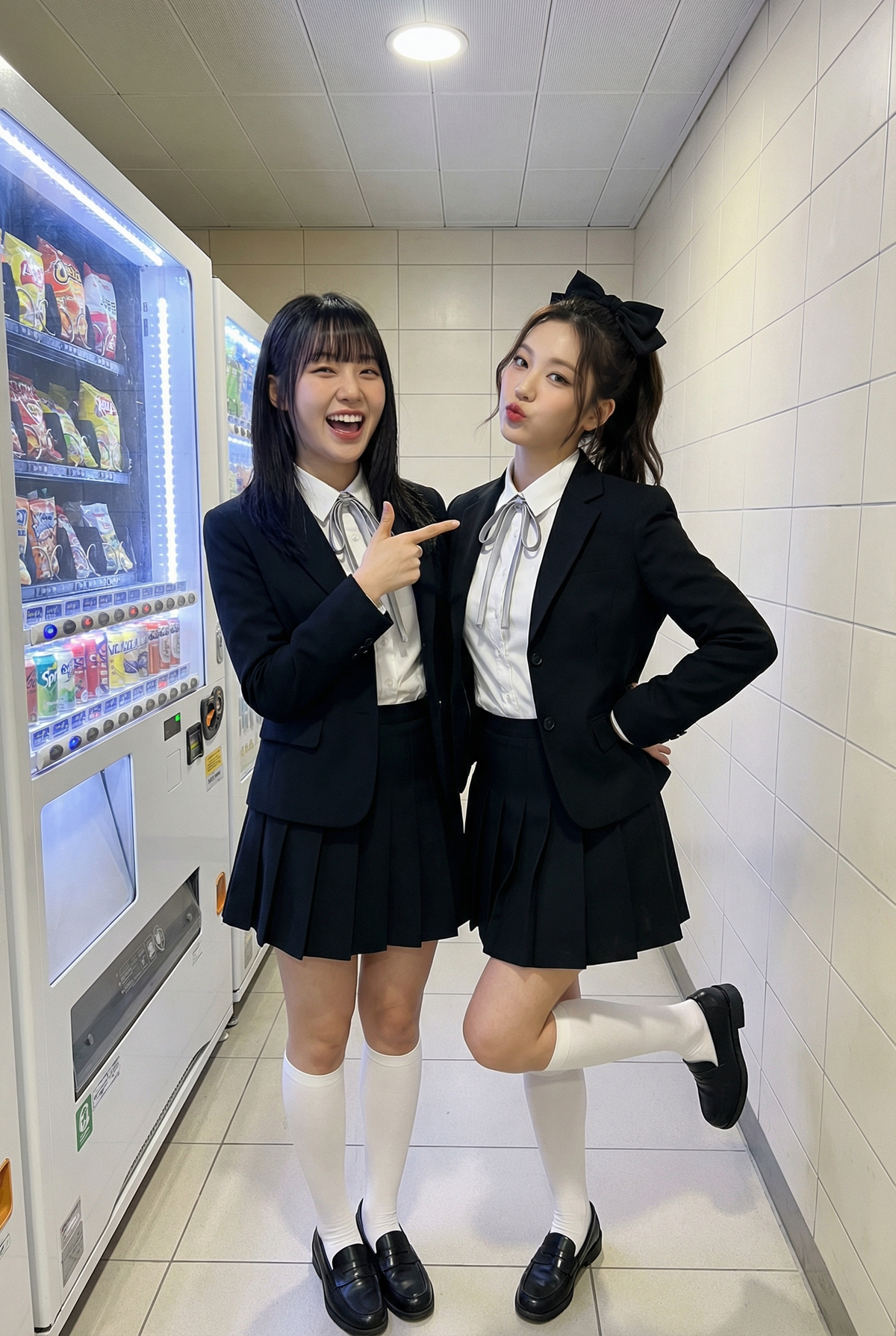 {"subject":{"description":"Twoyoungwomeninmatchingblack-and-whiteuniform-inspire