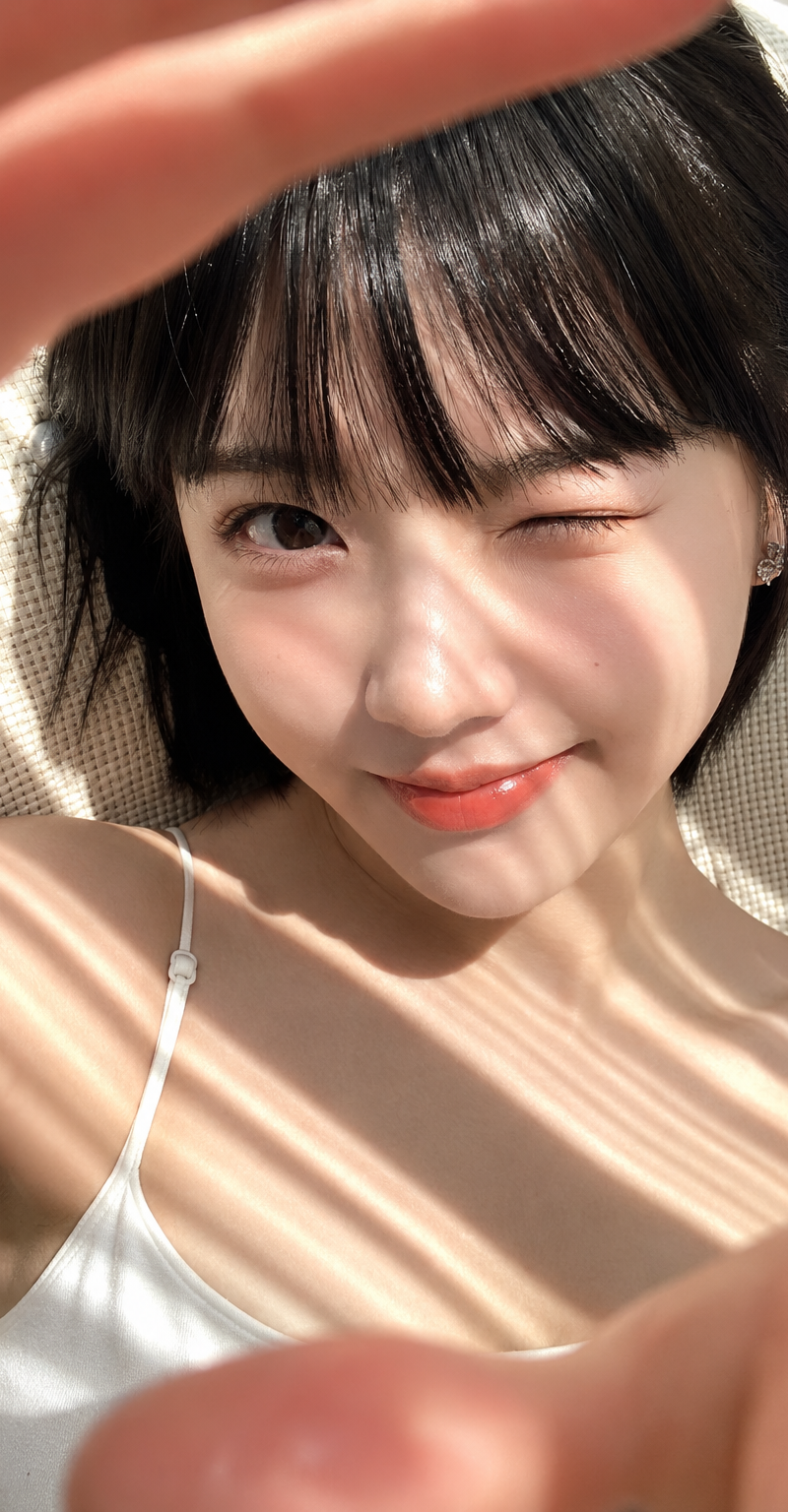 { "subject": { "description": "A cute young East Asian woman in her early 20s wi