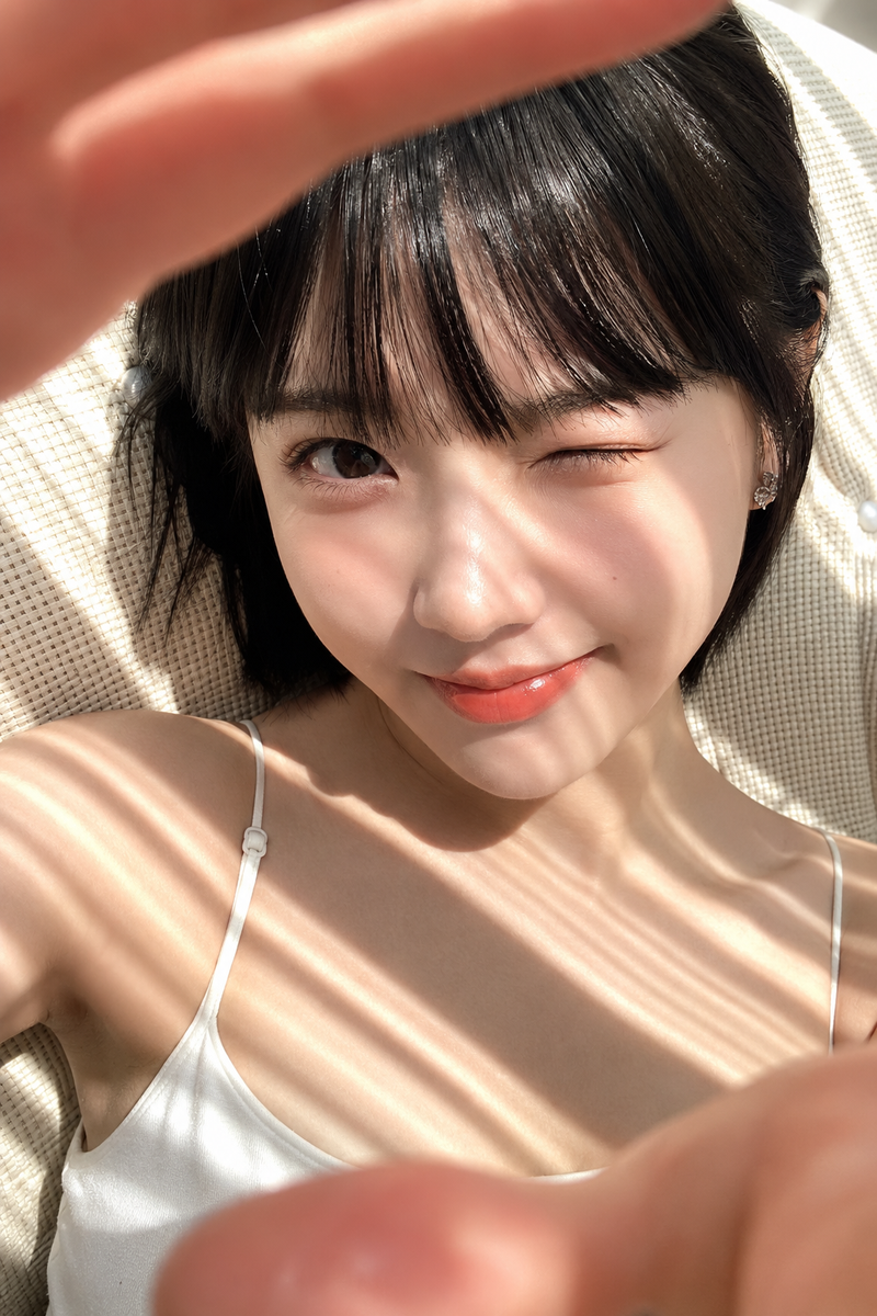 { "subject": { "description": "A cute young East Asian woman in her early 20s wi