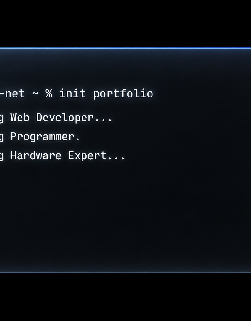 Subject & Action A sleek, modern MacOS terminal interface floating in a dark, mi