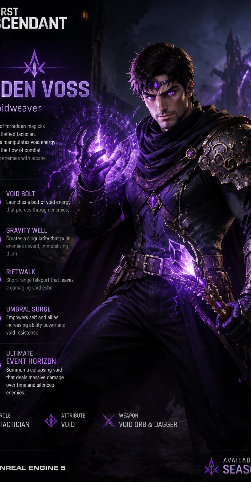 What if "Alden Voss" was a new playable character in 3A Unreal Engine 5 RPG The