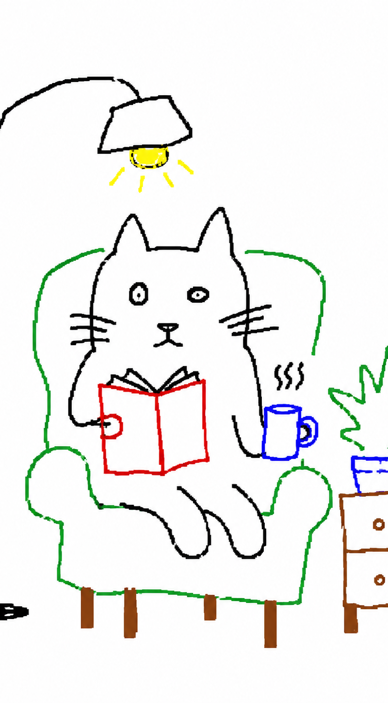 Redraw the attached image in the most clumsy, scribbly, and utterly pathetic way