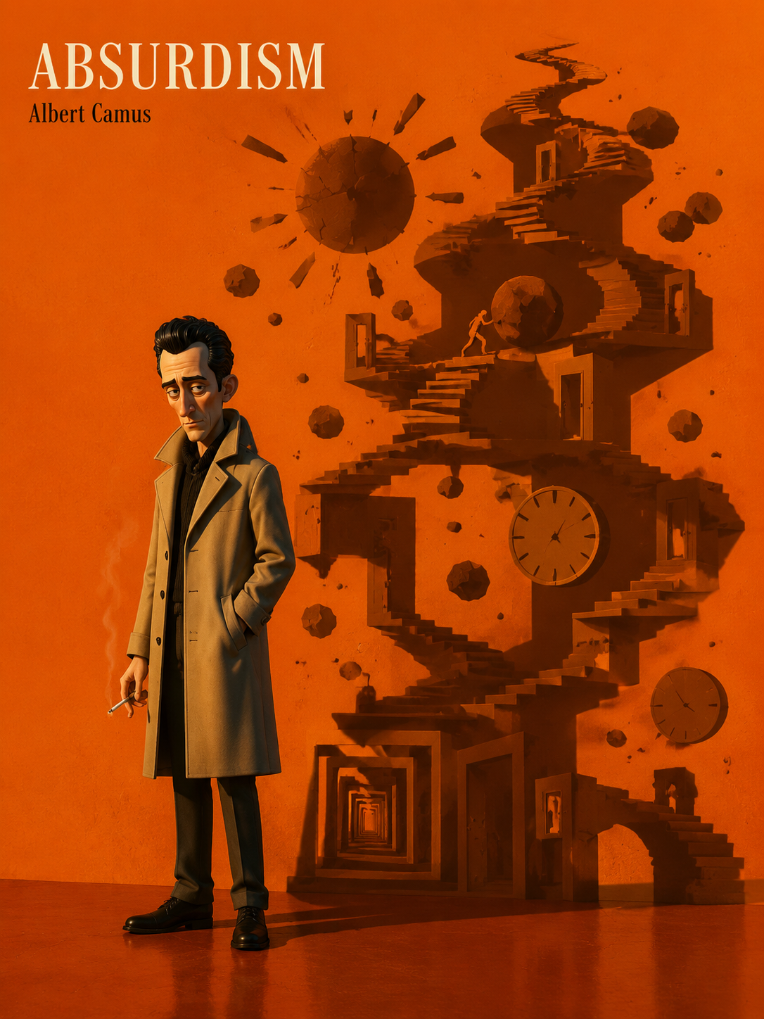 Create a high-resolution vertical 3D character illustration in a stylized Pixar-
