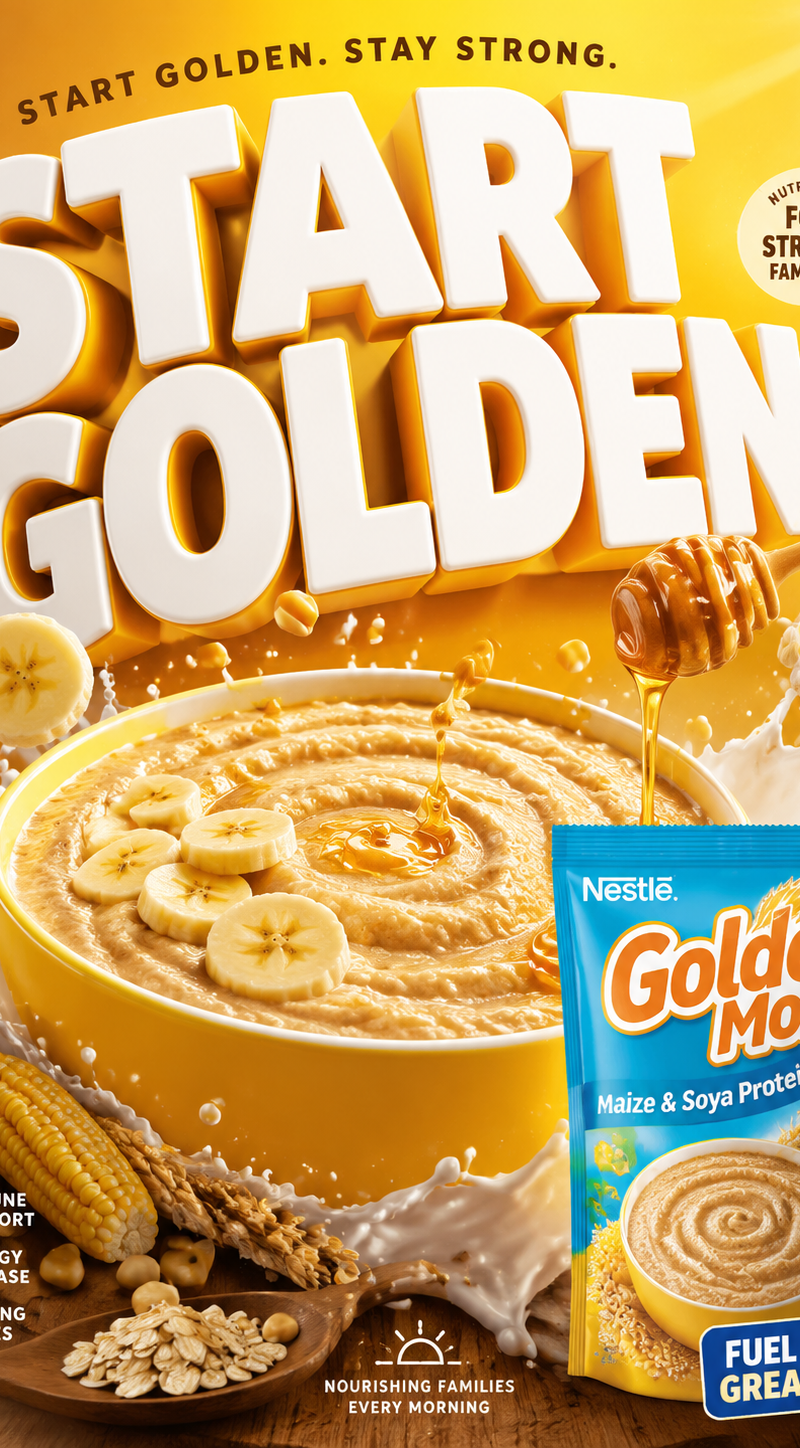 **GOLDEN MORN VIRAL FMCG POSTER CAMPAIGN SYSTEM** **“START GOLDEN