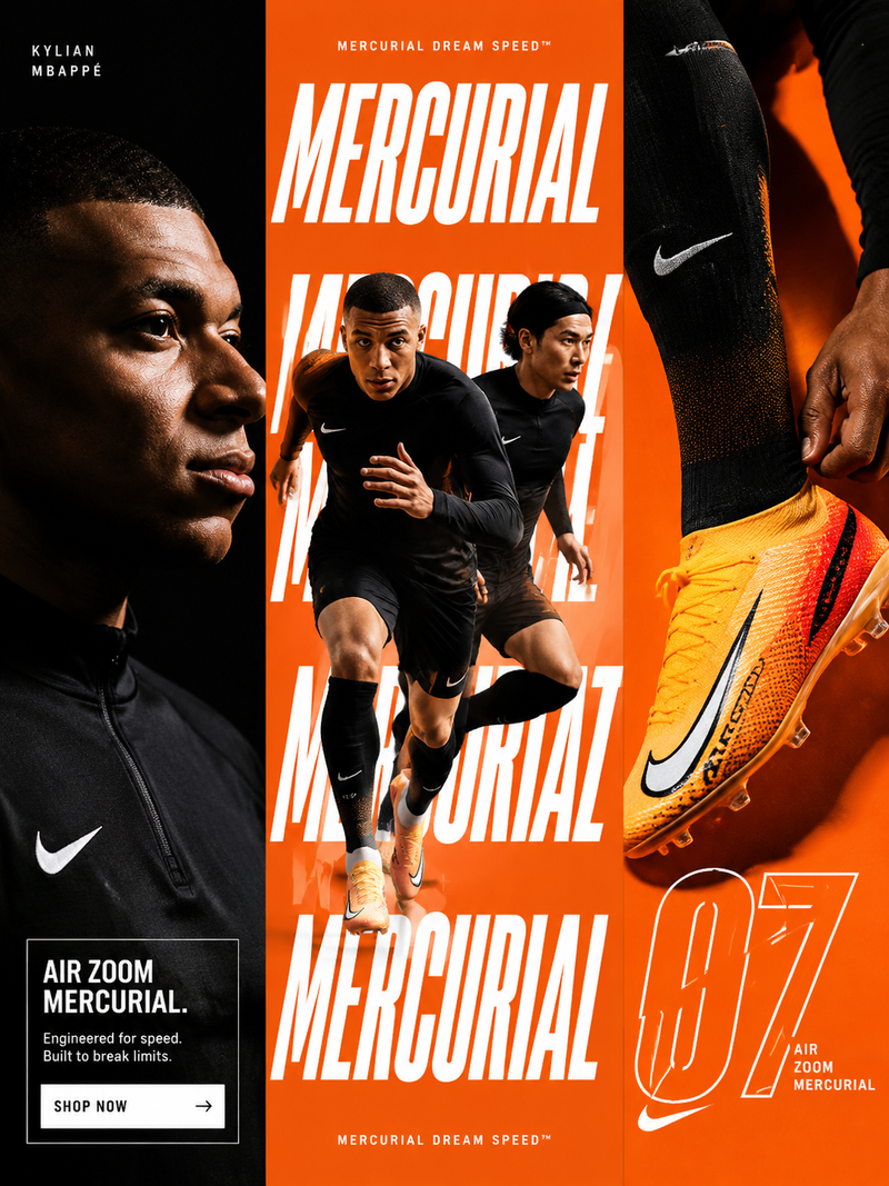 [BRAND NAME] Act as a Senior Brand Art Director creating a horizontal triptych h