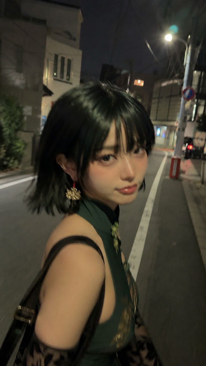 Create an image where the character looks more like a real and beautiful person,