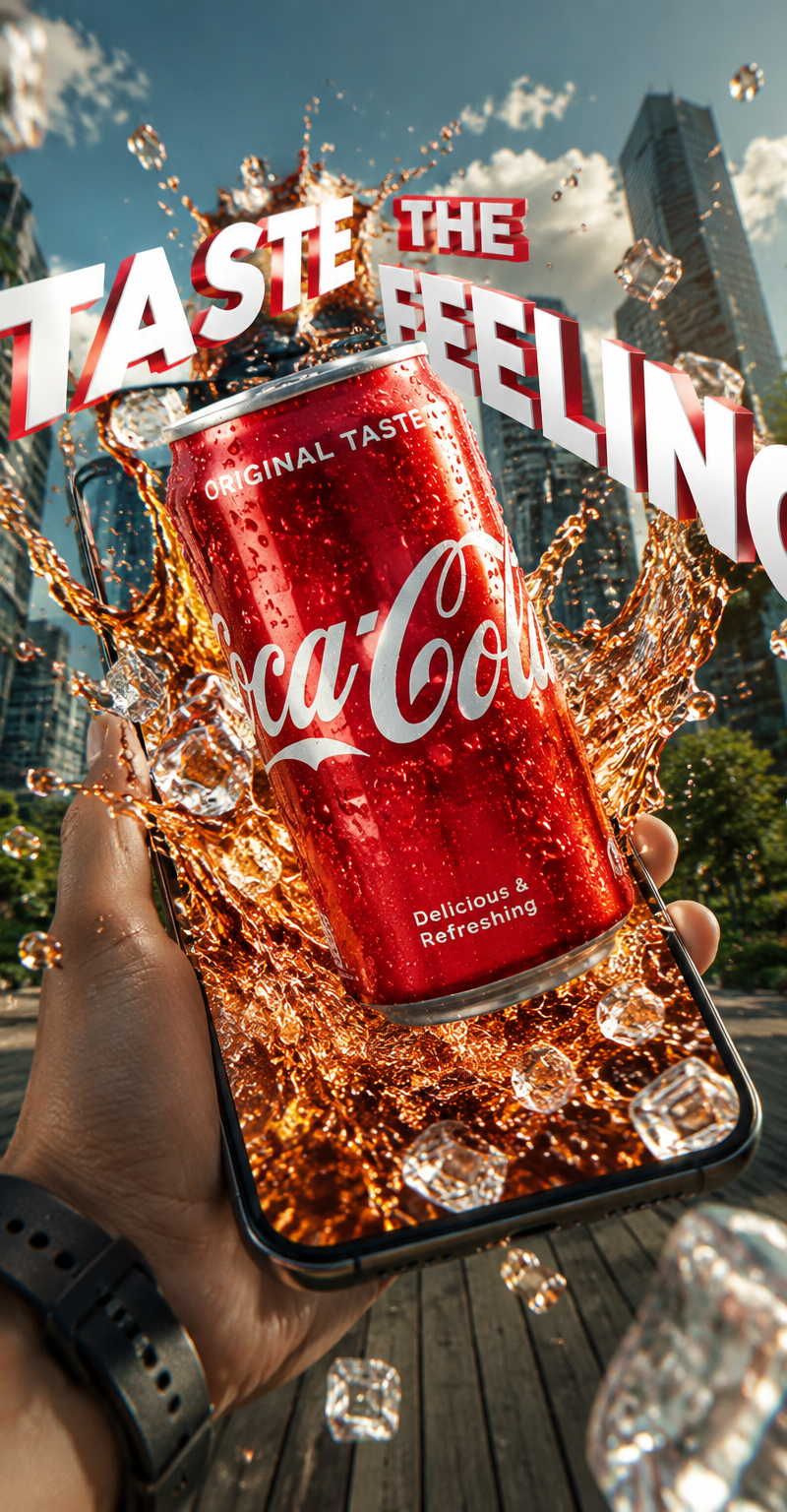 { "product": "[Enter product name]", "goal": "Photorealistic AR-style ad where t
