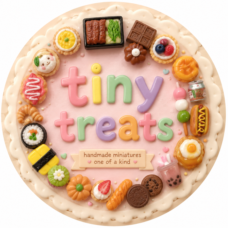 I want to create a profile pucture for my shop "tiny treats", selling handmade o