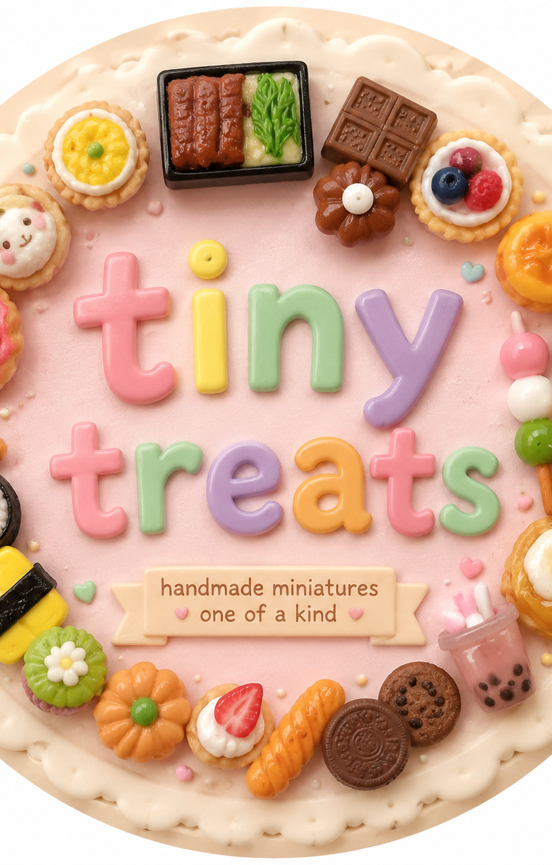 I want to create a profile pucture for my shop "tiny treats", selling handmade o