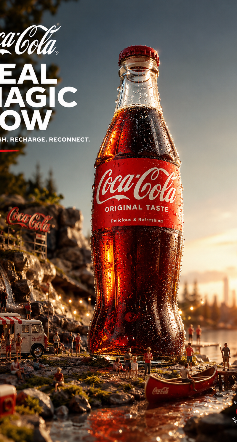 Create a premium advertising poster for [BRAND] featuring [PRODUCT]