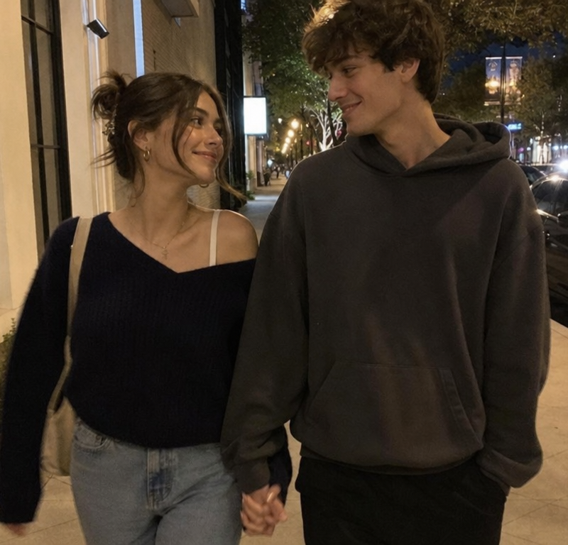 I need a picture of me and a guy holding hands