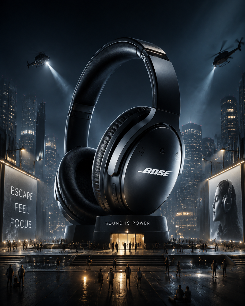 Create a premium advertising poster for [BRAND] featuring [PRODUCT]