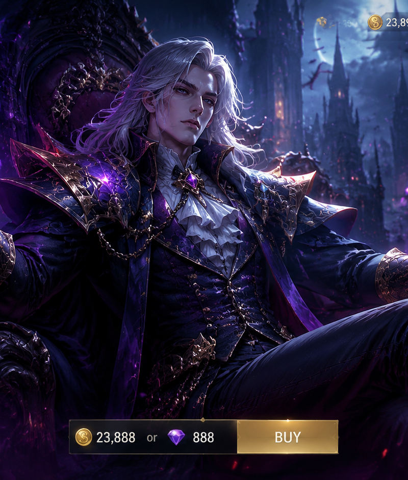 Create a short cinematic idle animation based on the generated MOBA hero screen