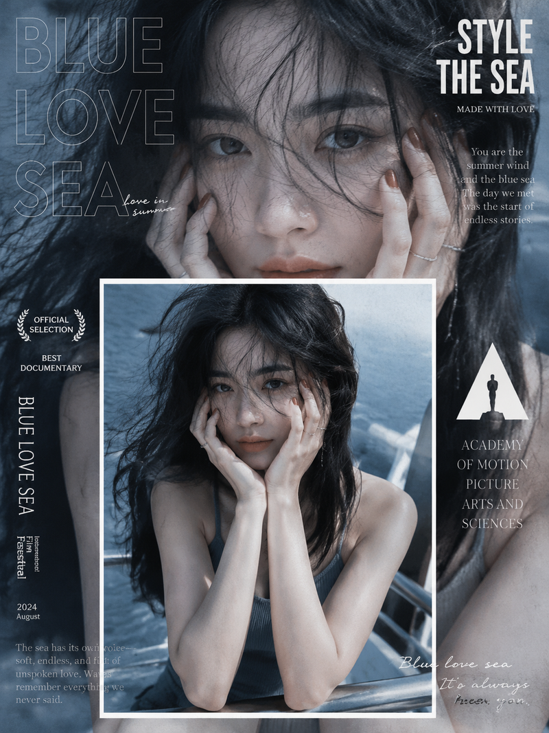 { "subject": { "description": "Adult female subject presented as a fashion magaz
