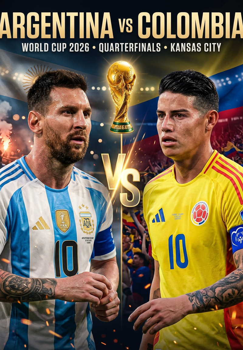 Create a cinematic, ultra-realistic FIFA World Cup promotional poster for a foot