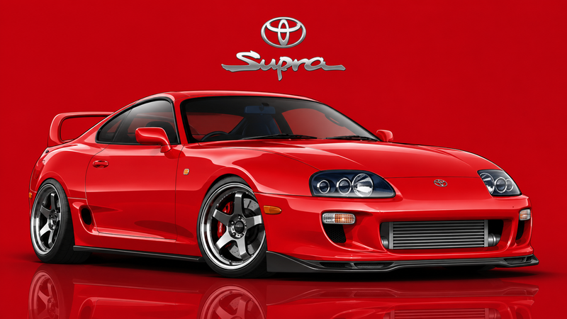 [Car full description and movie-accurate details], three-quarter view, vector ar