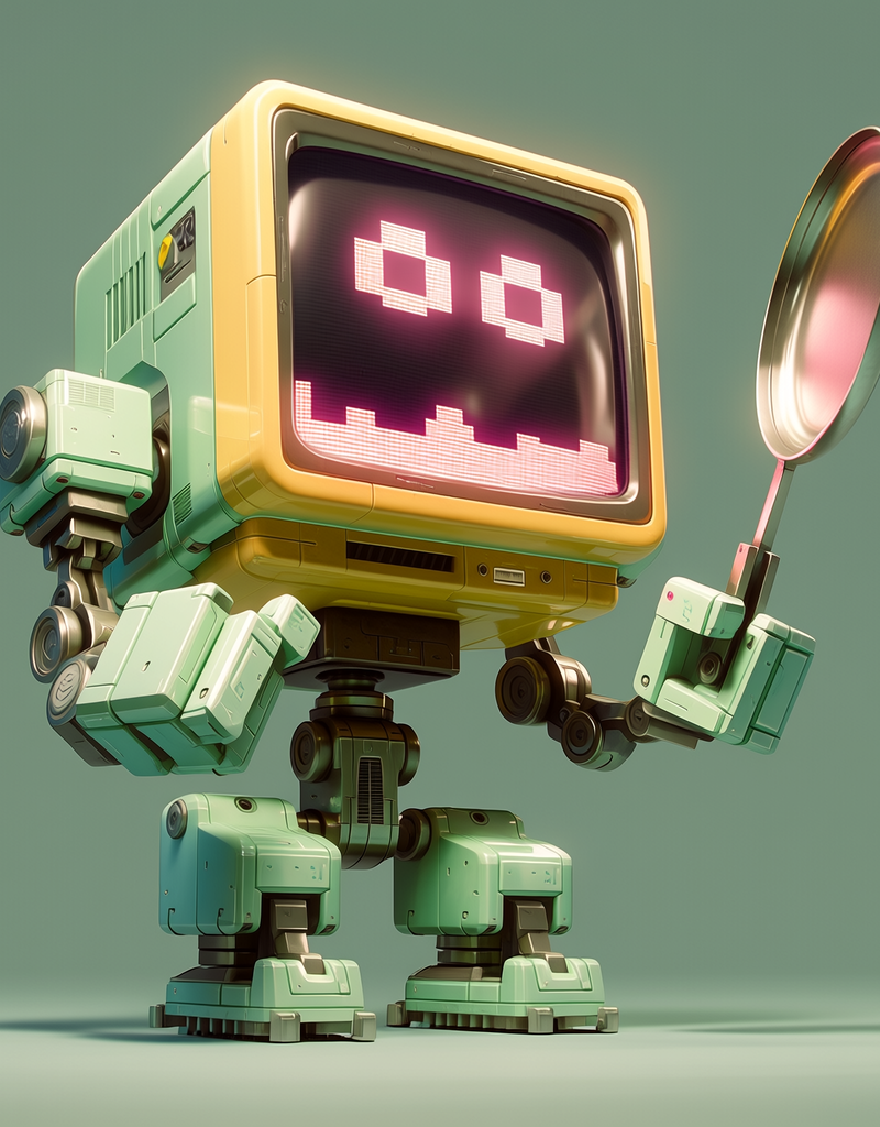 Full body shot, photorealistic industrial design of a functional retro-futuristi