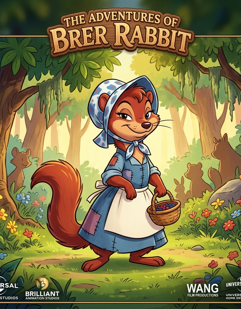Sister Mink From The Adventures of Brer Rabbit In Universal Cartoon Studios Bril