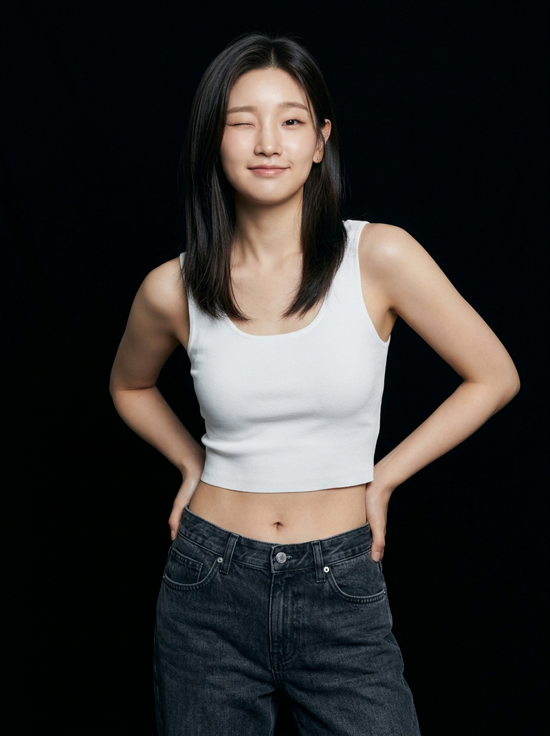 { "subject": { "description": "Korean Actress Park So Dam in a studio fashion po