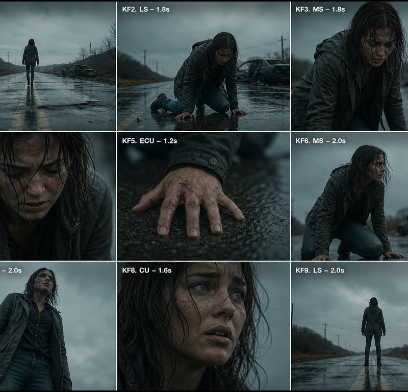 You are an award-winning trailer director, cinematographer, and storyboard artis