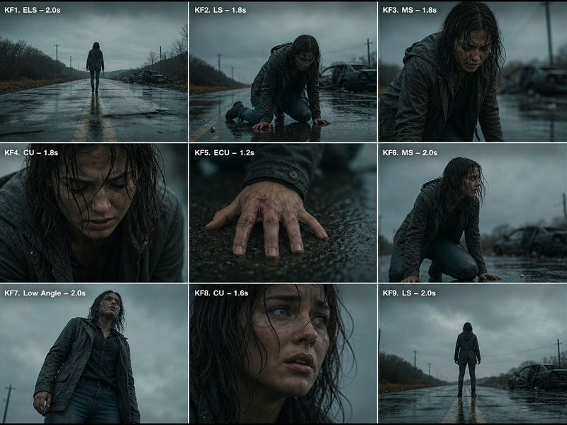 You are an award-winning trailer director, cinematographer, and storyboard artis