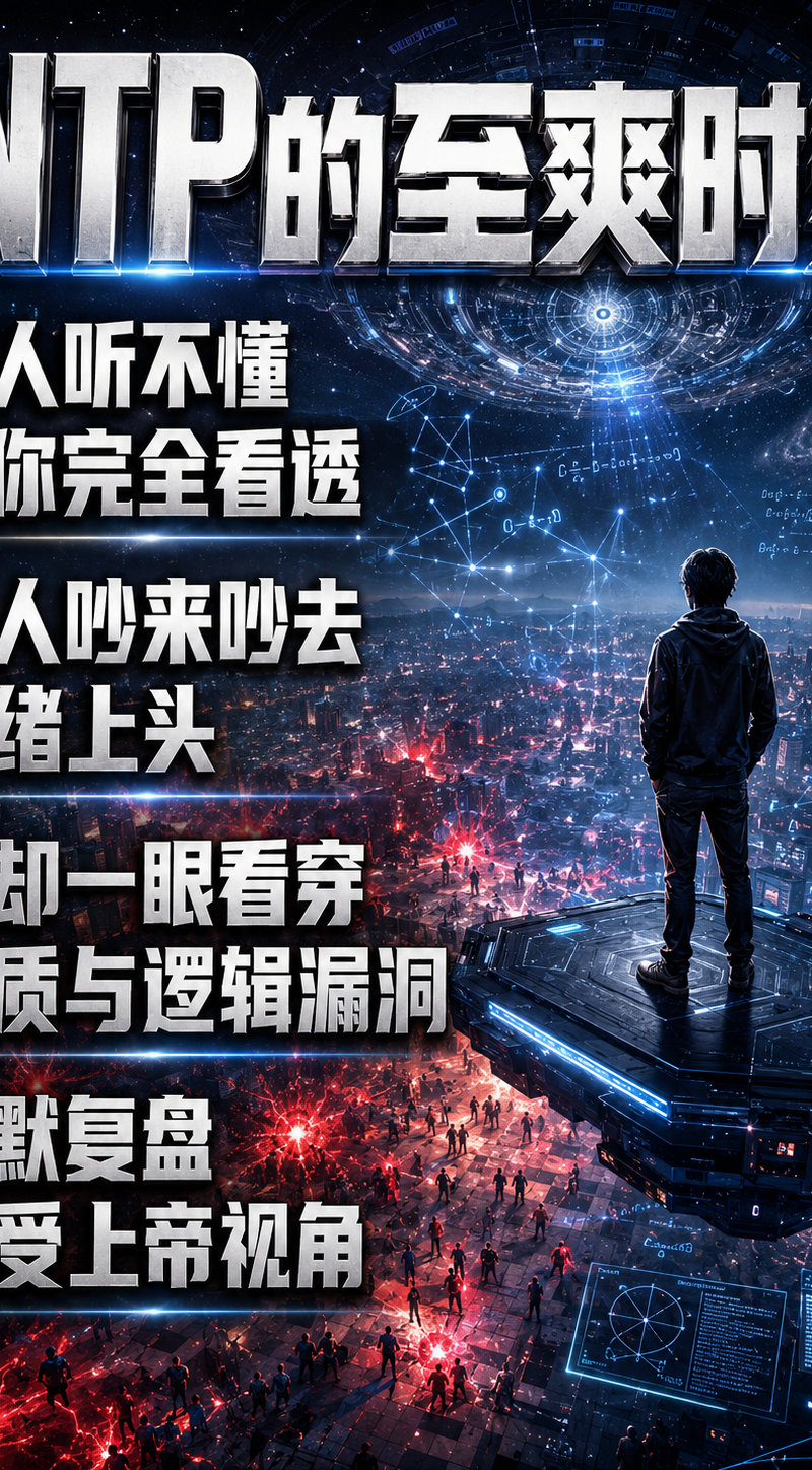 可以,**“INTP的至爽时刻”**这个标题其实更有传播力,带一点争议感,更容易引发评论。把正文保持原意,但做成更有冲击力的大字版: --- # **INTP的