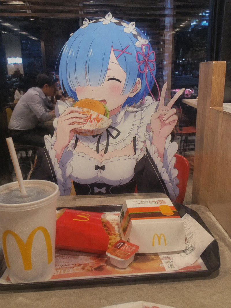 A random artwork depicting the daily life of "Re:Zero's Rem"