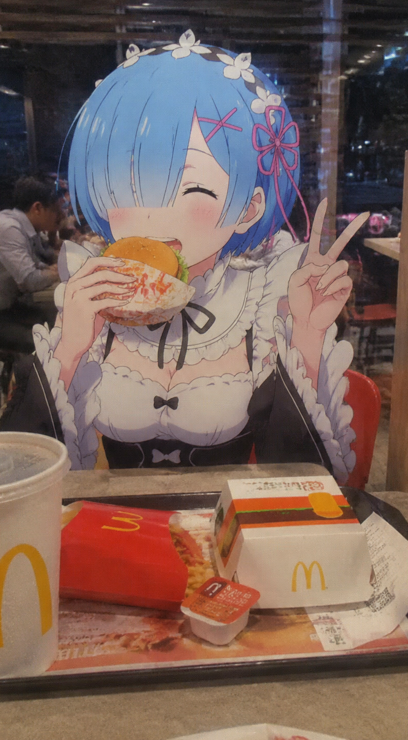 A random artwork depicting the daily life of "Re:Zero's Rem"