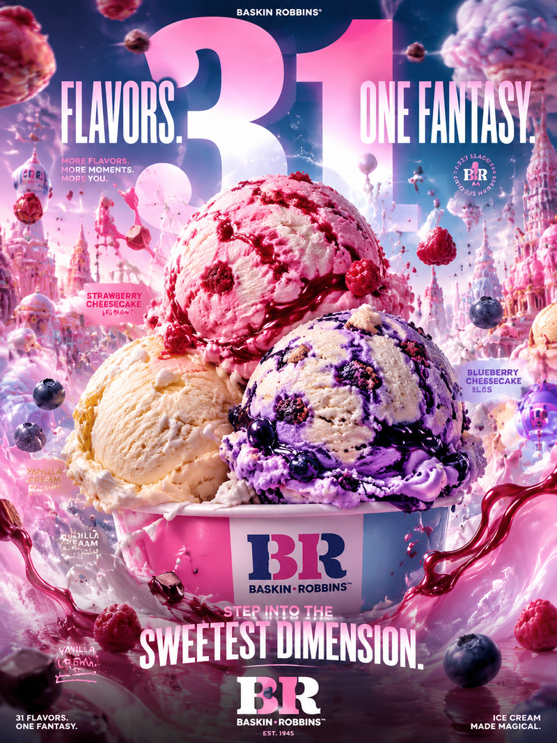 BASKIN ROBBINS — “31 FLAVORS