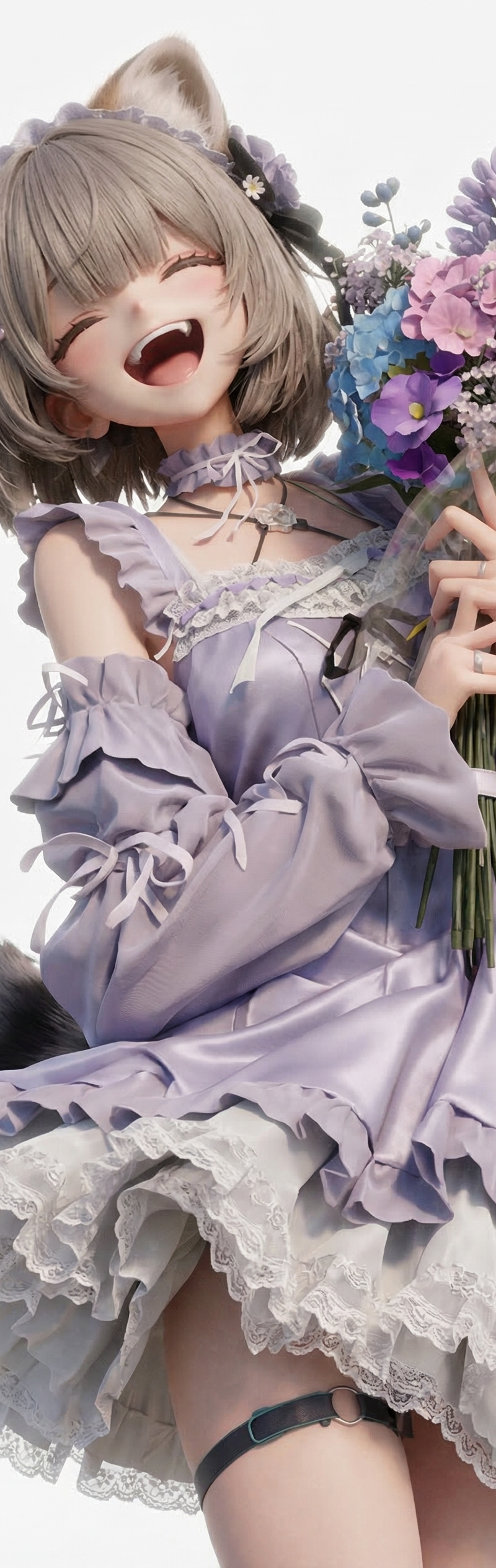 Convert @ character into a modern cinematic 3D render with a high-fashion grade,