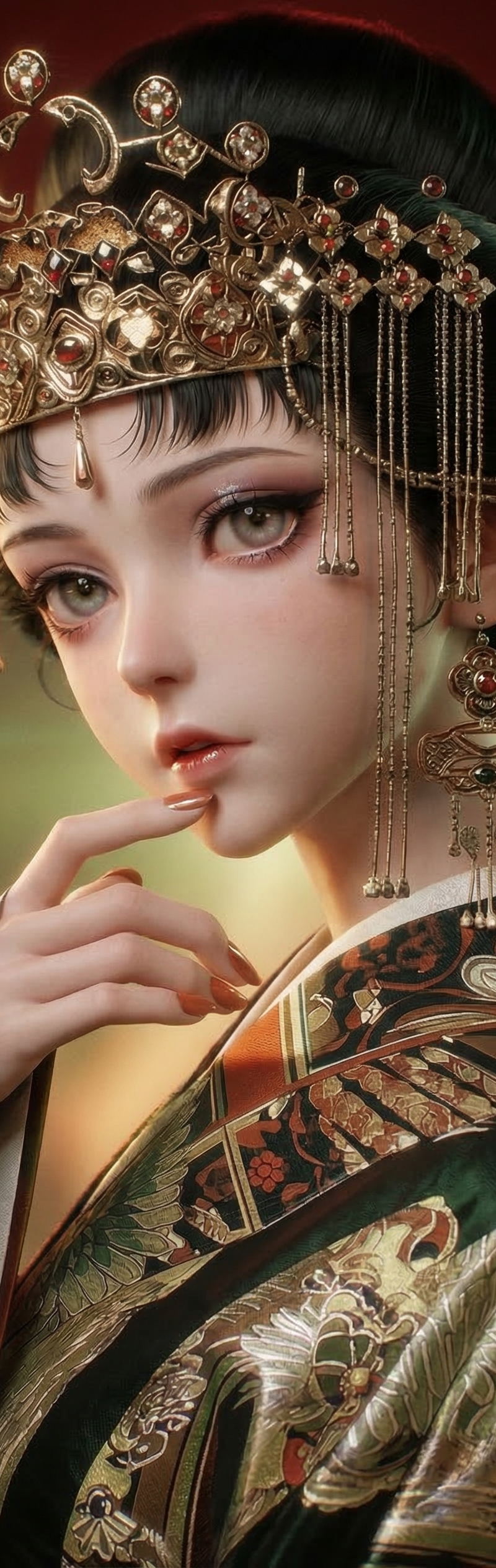 Convert character into a modern cinematic 3D render with a high-fashion grade, p