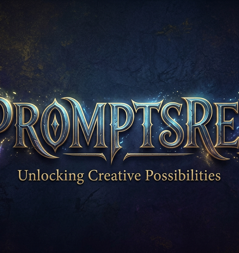 Based on the word “[PROMPTSREF],” design an original decorative cinematic title 