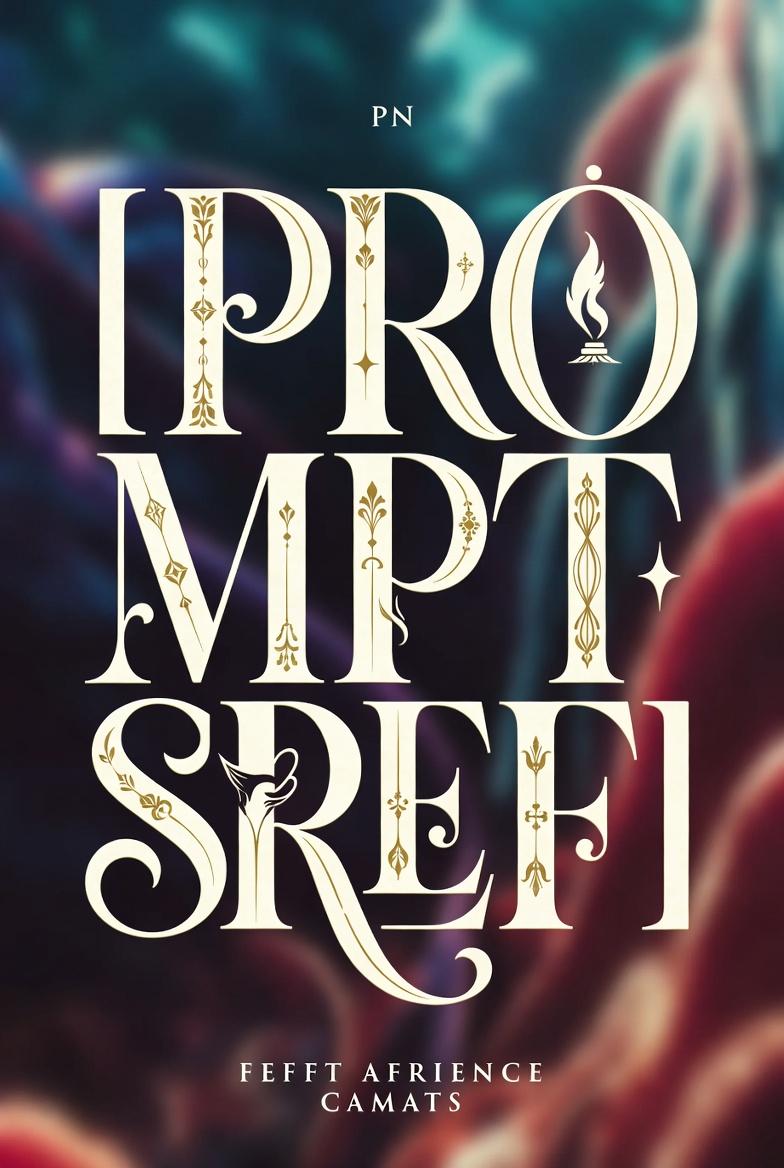 Based on the word “[PROMPTSREF],” design an original decorative cinematic title 