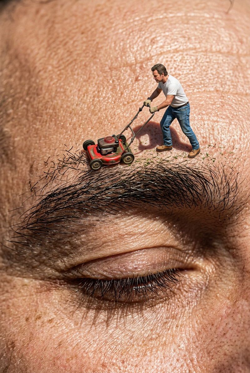 { "subject": { "main_character": "A photorealistic, living miniature man (Lillip