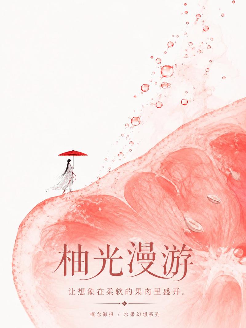 水果幻想海报 × 微缩人物 × AI提示词分享: 把一个普通的「水果切面」主题, 做成一组轻盈、干净、有幻想感的概念海报。 不是水果摄影, 也不...