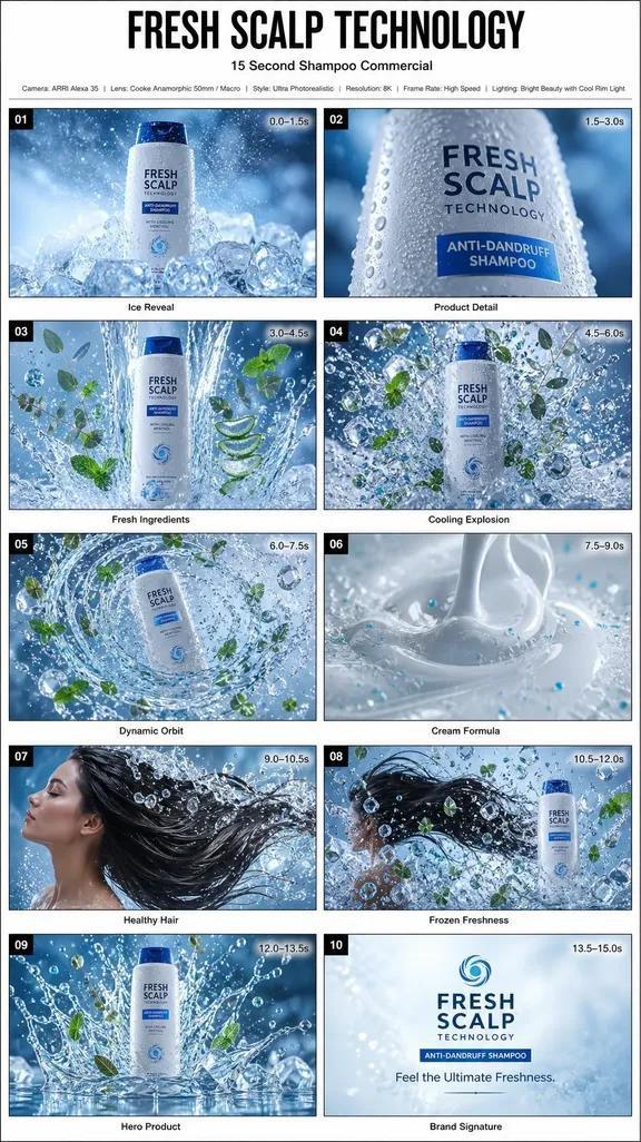 One prompt. GPT Image 2 + Seedance 2.0. A blockbuster beauty commercial....