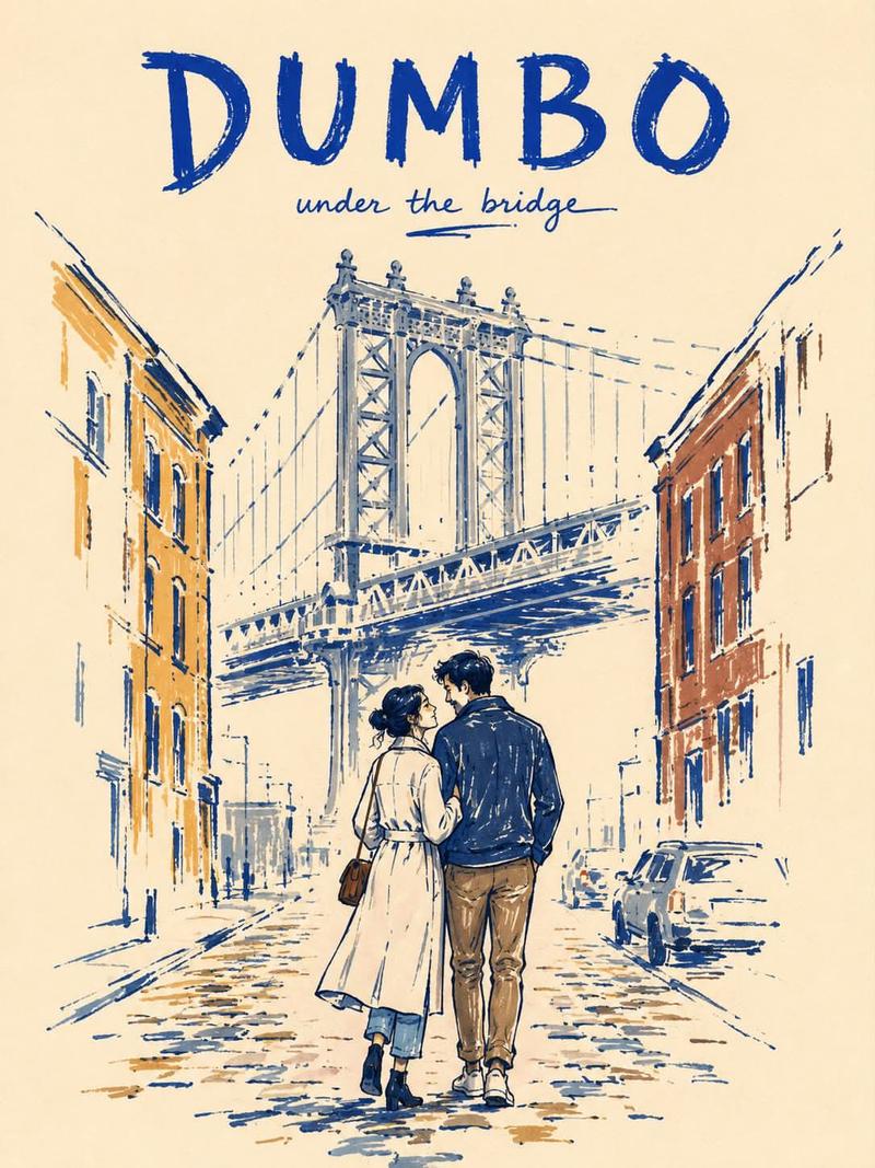 Create a vertical 3:4 minimalist marker-pen travel poster of NEW YORK CI...