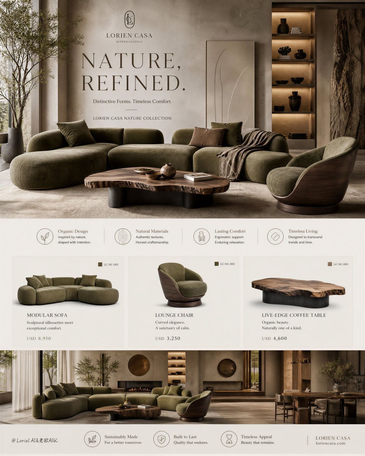 The truly sophisticated approach to small-space furniture layouts is to...
