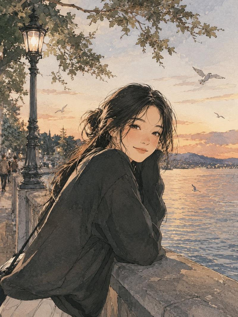 { "POSE": "<用户输入>", "style": { "art_style": "柔和水彩插图搭配精致墨线艺术", "aesthetic...