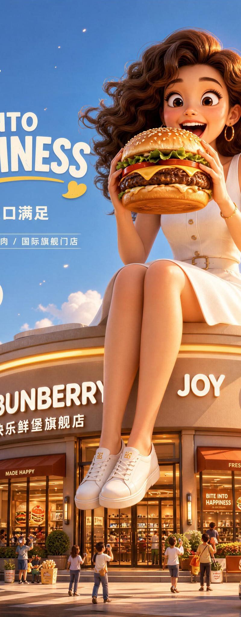 巨物人物的重点,不是“把人和产品做大”,而是给两者安排不同的叙事职责。 产品负责奇观,人物负责代入;城市和地标只负责证明它真的“大到不可思议”。...