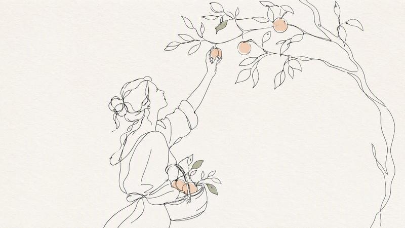 为现代办公桌打造的植物学极简主义。 提示 ↓ “[SUBJECT] 的优雅植物学单线插图，连续细腻的黑色线条，优雅的有机轮廓，稀疏构图，微小的柔...