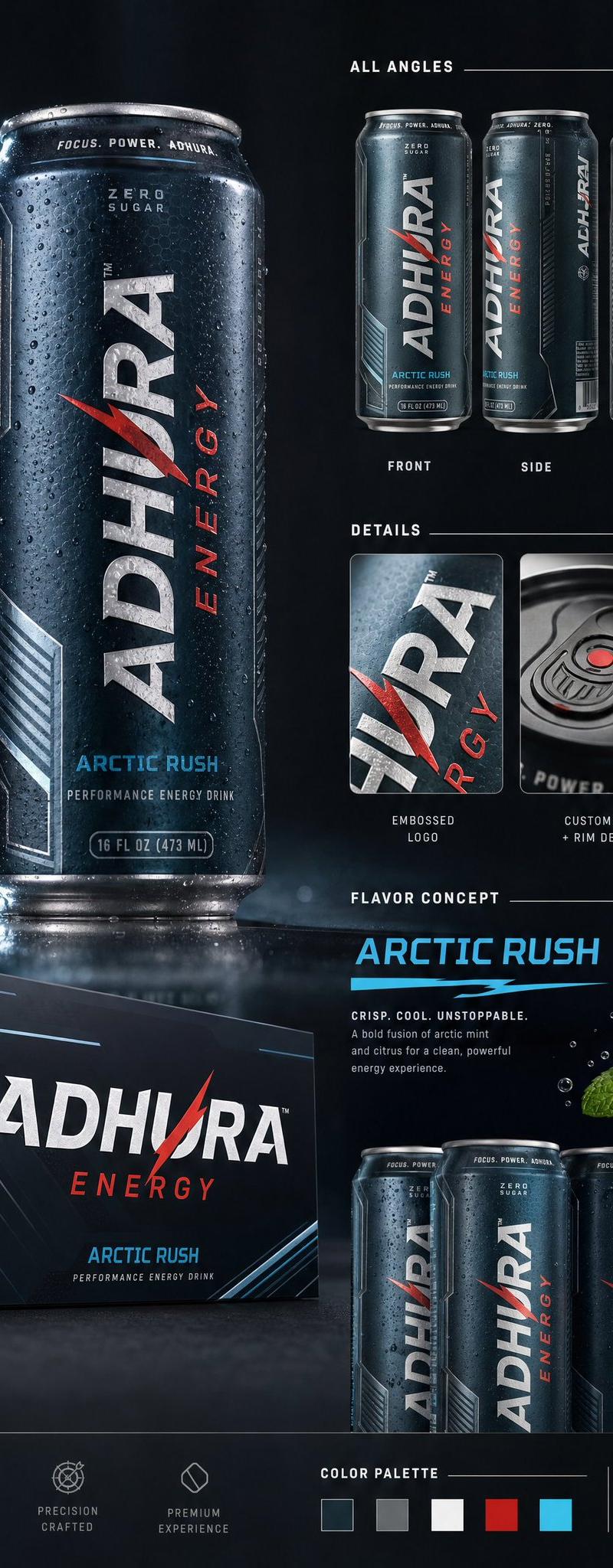 [BRAND NAME] → Premium Energy Drink Concept Transform [BRAND NAME] into...