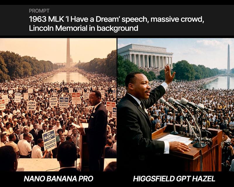 1963年MLK '1 Have a Dream'演讲，大量人群，林肯纪念堂背景