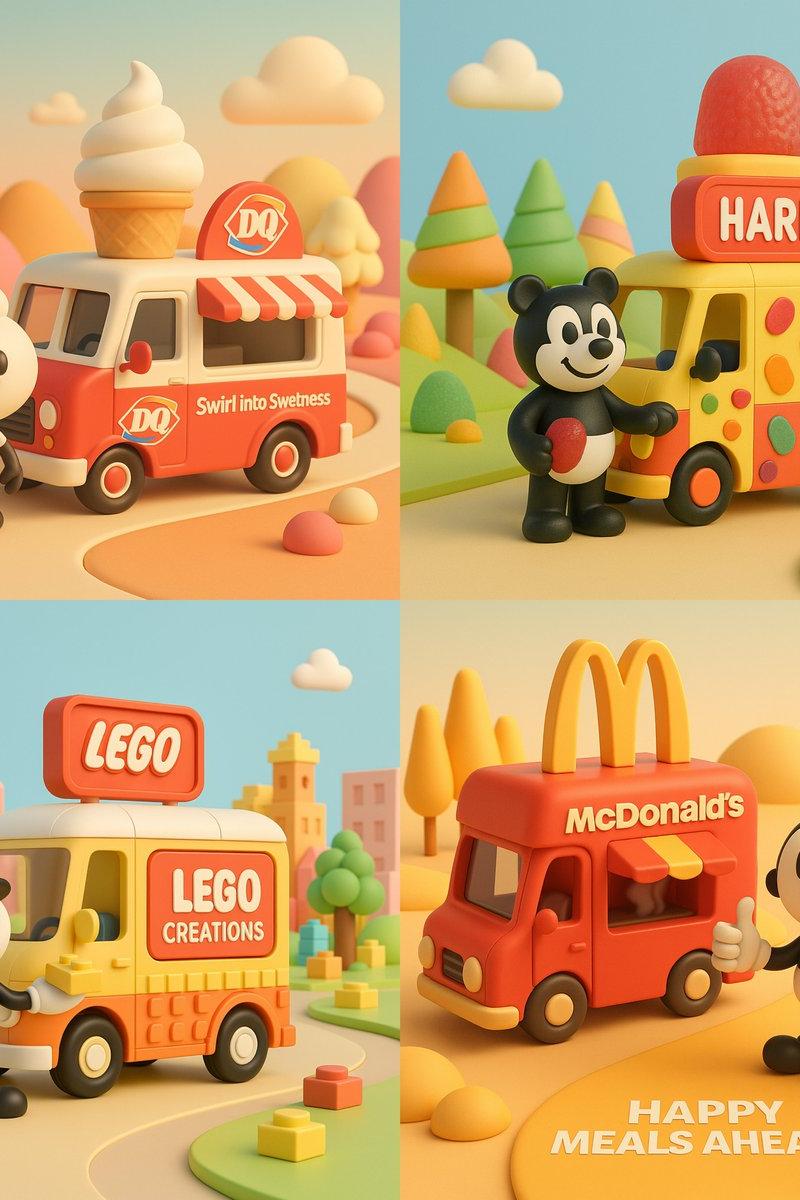 3D零食卡通世界