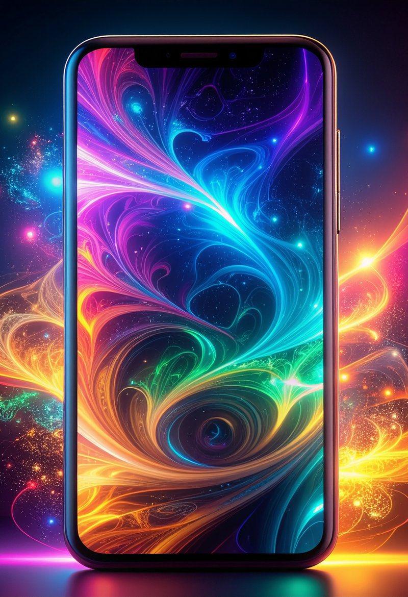 抽象霓虹灯光艺术设计