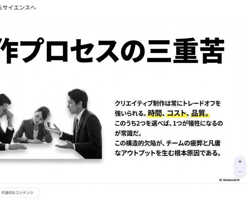 ポン出しスライドのAI時代のデザイナーの成果