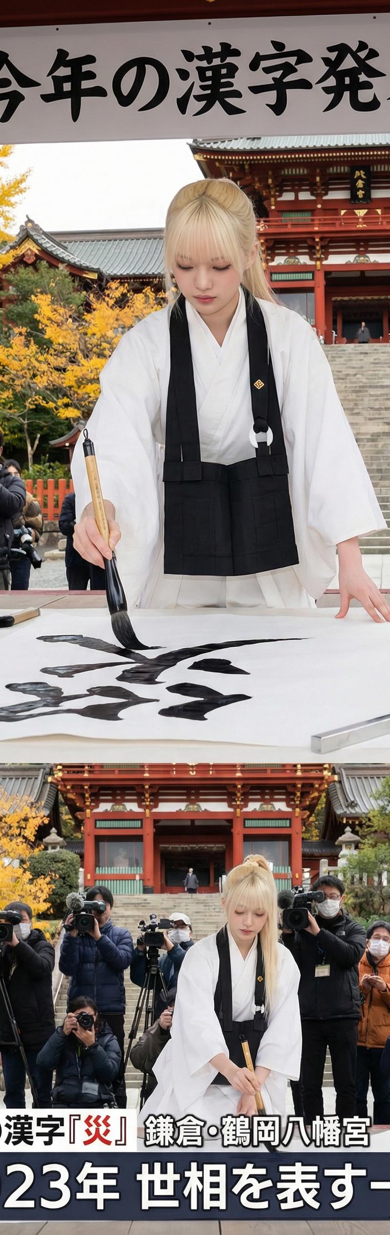 今年の漢字発表画像