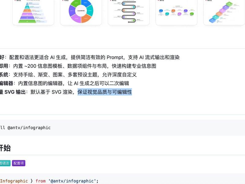 蚂蚁开源AI友好信息图制作项目
