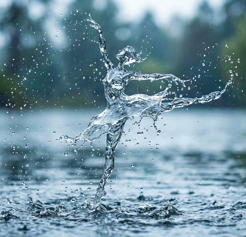 雨滴的艺术定格