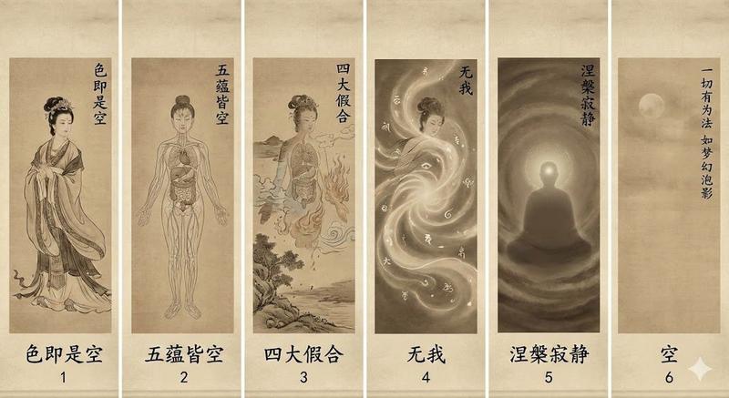 佛学视角下的美女分解图：从美到虚无